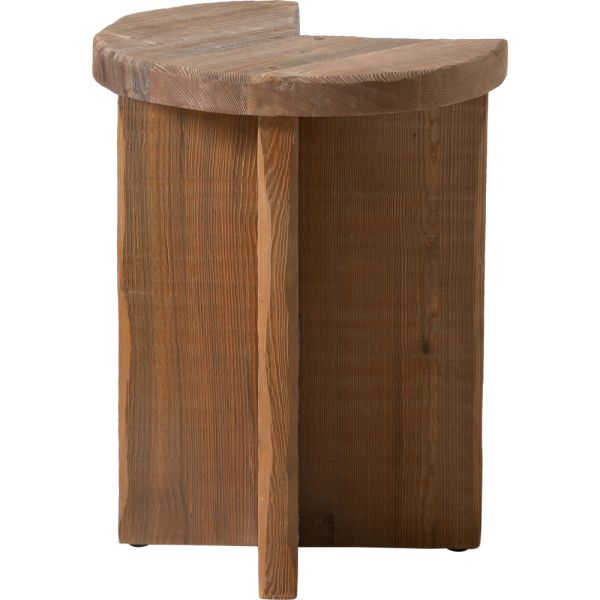 SZN Wood Yan Sehpa Pac -- Yaşlandırma Ladin Ağartma - -- 35 x 35 x 45 cm