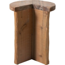 SZN Wood Yan Sehpa Pac -- Yaşlandırma Ladin Ağartma - -- 35 x 35 x 45 cm - Thumbnail