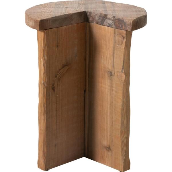 SZN Wood Yan Sehpa Pac -- Yaşlandırma Ladin Ağartma - -- 35 x 35 x 45 cm - 3