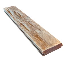 SZN Wood - SZN Wood Yaşlandırılmış Ahşap Lambri Ladin 100 x 9,0 x 2,0 Cm Ağartma