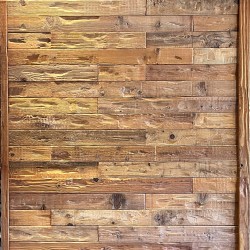 SZN Wood Yaşlandırılmış Ahşap Lambri Ladin 100 x 9,0 x 2,0 Cm Ağartma - Thumbnail