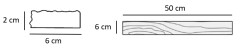 SZN Wood Yaşlandırılmış Ahşap Profil Ladin x 6 x 2 Cm Ağartma + - Thumbnail