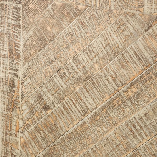SZN Wood Yatak Ganita Ladin Testere İzli Patina 180 cm x 200 cm x 115 cm