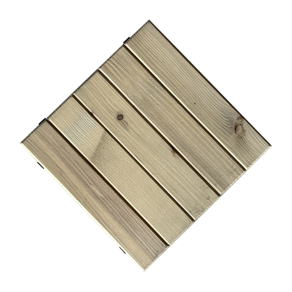 SZN Zemin Karo Deck KDP30-01 30 Cm x 30 Cm x 3 Cm Emprenyeli Yeşil Ladin - 1