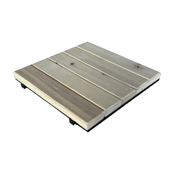 SZN Zemin Karo Deck KDP30-01 30 Cm x 30 Cm x 3 Cm Emprenyeli Yeşil Ladin - 2